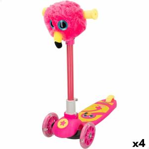 Patinete Scooter K3yriders Flamingo Rosa 4 Unidades