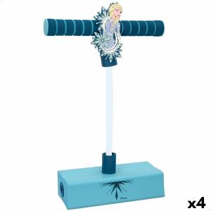 Saltador pogo Frozen 3D Azul Infantil (4 Unidades)