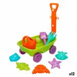 Set de Juguetes de Playa Colorbaby Carretilla Polipropileno (12 Unidades)