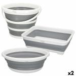 Set de cubos Aktive Plegable 2 Unidades