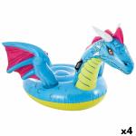 Figura Hinchable para Piscina Intex Dragón 201 x 95,5 x 191 cm (4 Unidades)