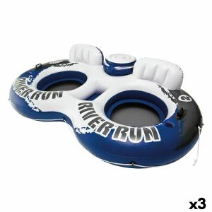 Rueda Hinchable Intex River Run 2 Azul Blanco 243 x 51 x 157 cm (3 Unidades)