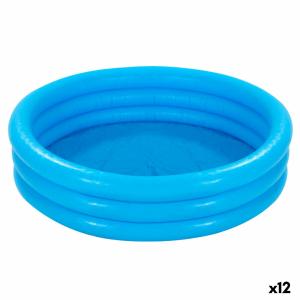 Piscina Hinchable para Niños Intex Azul Aros 156 L 114 x 25 cm (12 Unidades)