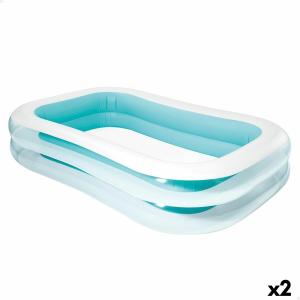 Piscina Hinchable Intex Blanco/Verde 770 L 262 x 56 x 175 cm (2 Unidades)