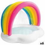 Piscina Hinchable para Niños Intex Arcoíris 84 L 119 x 84 x 94 cm (6 Unidades)