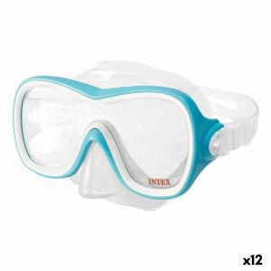 Gafas de Snorkel Intex Wave Rider Azul (12 Unidades)