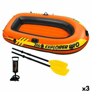 Barca Hinchable Intex Explorer Pro 200 3 Unidades 196 x 33 x 102 cm