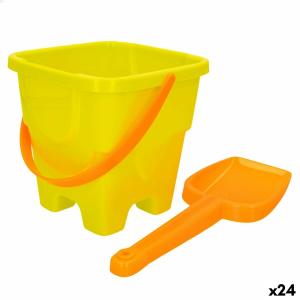 Set de Juguetes de Playa Colorbaby 17 cm 2 Piezas (24 Unidades)