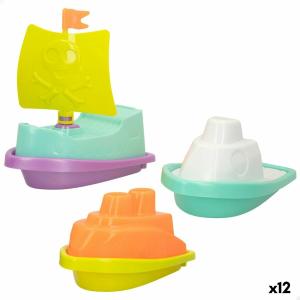 Set de Juguetes de Playa Colorbaby 3 Piezas Barco Polipropileno (12 Unidades)