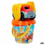 Set de Juguetes de Playa Colorbaby Ø 18 cm Polipropileno (16 Unidades)