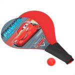 Palas de Playa con Pelota Cars Madera Foam (12 Unidades)