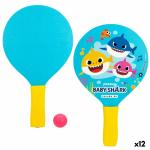 Palas de Playa con Pelota Baby Shark Madera (12 Unidades)