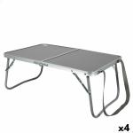 Mesa Plegable Aktive Camping Antracita 60 x 25 x 40 cm (4 Unidades)