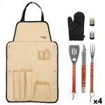 Set de Utensilios para Cocina Aktive 7 Piezas Barbacoa (4 Unidades)