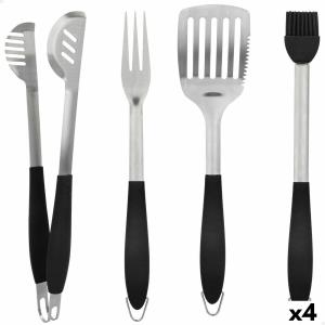 Set de Utensilios para Cocina Aktive 4 Piezas Barbacoa (4 Unidades)