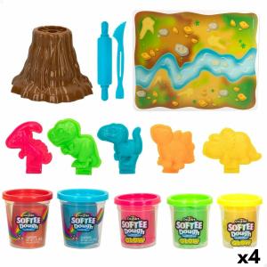 Juego de Plastilina Cra-Z-Art Dinosaurios 14 Piezas (4 Unidades)