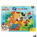 Puzzle Infantil Mickey Mouse Doble cara 108 Piezas 70 x 1,5 x 50 cm (6 Unidades)