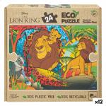 Puzzle Infantil The Lion King Doble cara 24 Piezas 70 x 1,5 x 50 cm (12 Unidades)