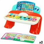 Piano Interactivo para Bebé Winfun 27 x 16 x 18 cm (2 Unidades)