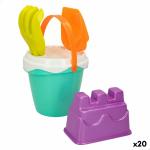 Set de Juguetes de Playa Colorbaby Ø 14 cm (20 Unidades)