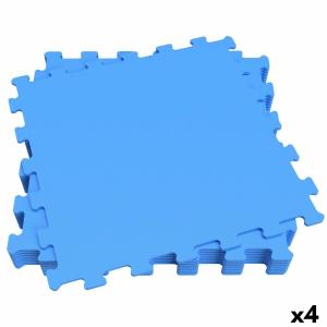 Puzzle Infantil Aktive Azul 9 Piezas Goma Eva 50 x 0,4 x 50 cm (4 Unidades)