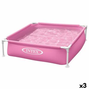 Piscina Desmontable Intex Rosa 342 L 122 x 30 x 122 cm (3 Unidades)