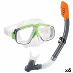 Gafas de Buceo con Tubo Intex Surf Rider Infantil (6 Unidades)