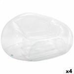 Sillón Hinchable para Piscina Intex Beanless Transparente 137 x 74 x 127 cm (4 Unidades)