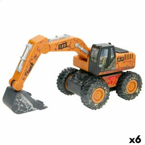 Excavadora Speed & Go Luz Sonido 26 x 15 x 12 cm (6 Unidades)