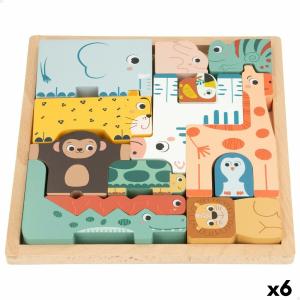 Puzzle Animales Woomax + 2 Años (6 Unidades)