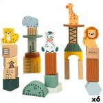 Juego de Construcción Woomax Animales 28 piezas (6 Unidades)