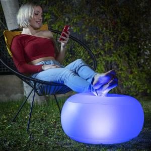 Asiento Hinchable con LED Multicolor y Mando a Distancia Pulight InnovaGoods