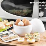 Cuecehuevos para Microondas con Recetario Boilegg InnovaGoods ‎Bb_V0101051 (Reacondicionado A)