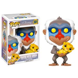 Figura POP Disney El Rey Leon Rafiki con Simba