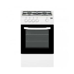 Cocina de Gas BEKO CSG42010DWN Negro/Blanco