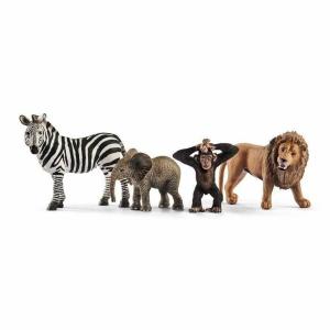 Set de Figuras de Animales Schleich 42387 Wild Life: Safari 4 Piezas Plástico