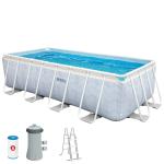 Piscina Desmontable Intex Prism Frame Rectangular 400 x 200 x 100 cm