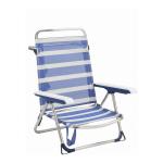 Silla de Playa Alco 6075ALF-1556 Aluminio Multiposición Plegable 62 x 82 x 65 cm