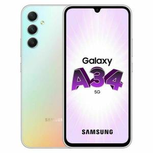 Smartphone Samsung A34 5G 128 GB Plateado 6 GB RAM 128 GB